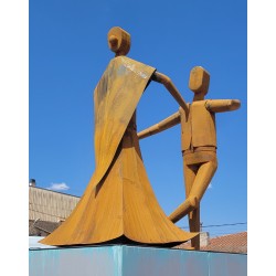 Escultura Monumental, Bailarines, para rotonda