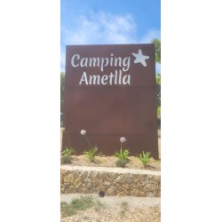 Letrero Camping Ametlla